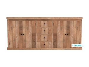 teak dressoir van 220cm maatwerk mogelijk de loods meubelen
