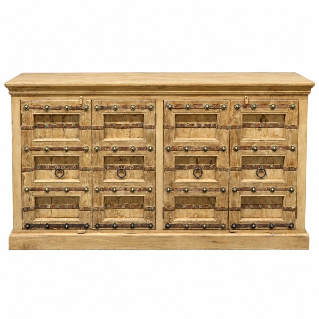 Indisch dressoir kast met 4 deuren